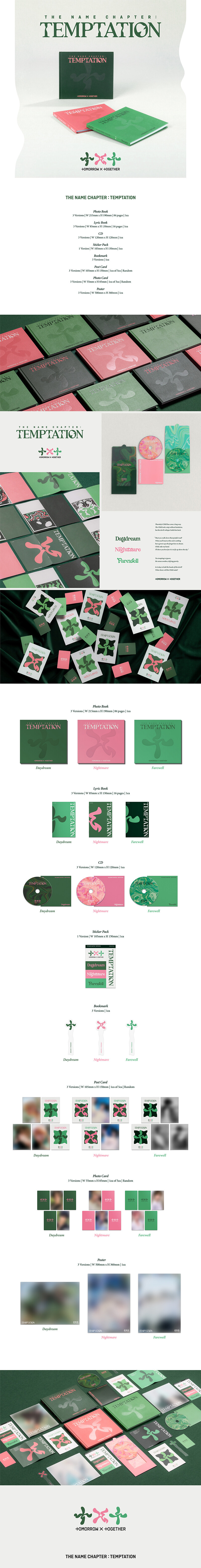 TXT - THE NAME CHAPTER : TEMPTATION - Catchopcd Hanteo Family Shop